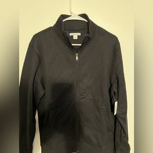 Black Zip-Up Jacket - Men's Medium